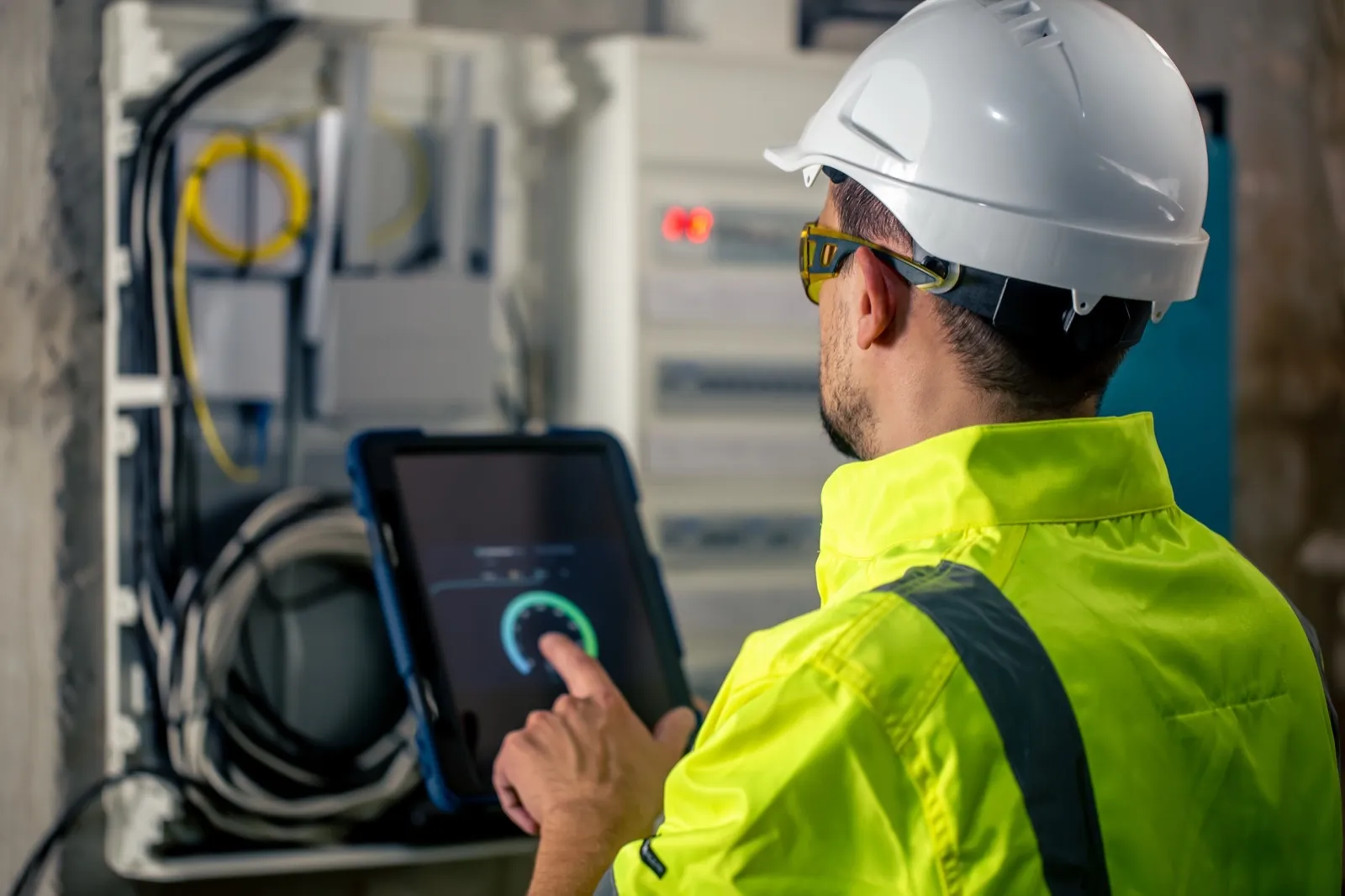 Elektryk NEXBE konfiguruje rozdzielnicę backupową